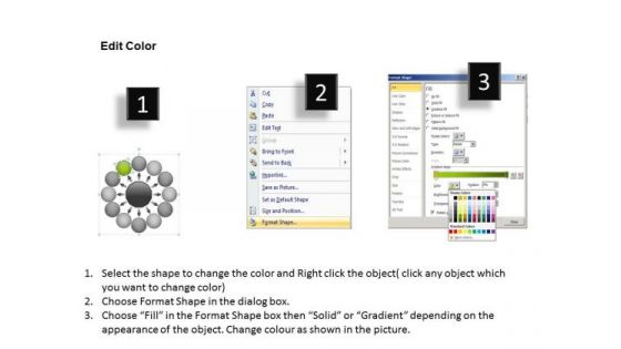New Business PowerPoint Presentation Plan Circular Flow Spoke Network Slides