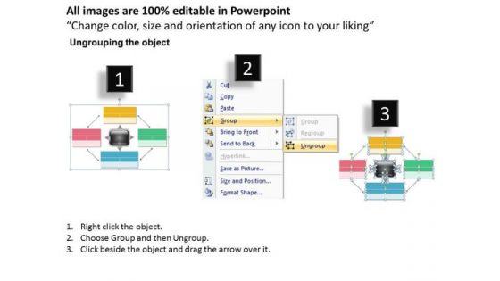 New Business PowerPoint Presentation Track Record Circular Flow Layout Network Slides