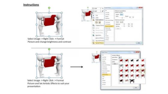 New Business Strategy 3d Man Saving Files Folder Basic Concepts