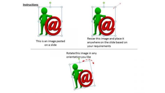 New Business Strategy 3d Man With Web Symbol Characters
