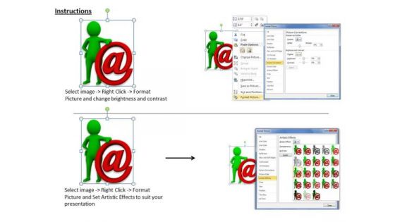 New Business Strategy 3d Man With Web Symbol Characters
