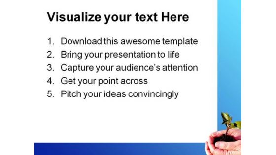 New Life Nature PowerPoint Themes And PowerPoint Slides 0711