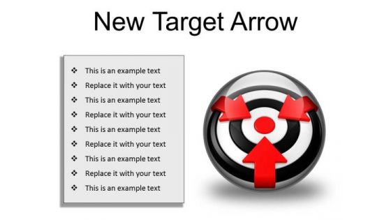 New Target Arrow Business PowerPoint Presentation Slides C New Target Arrow Business PowerPoint Presentation Slides C