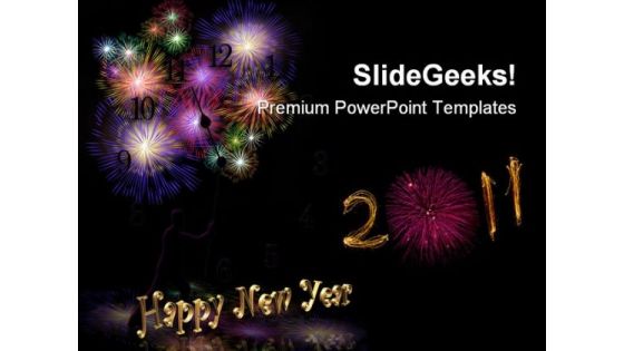 New Year 2011 Festival PowerPoint Templates And PowerPoint Backgrounds 0711