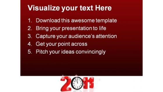 New Year 2011 Future PowerPoint Backgrounds And Templates 1210