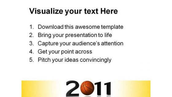 New Year 2011 Sports PowerPoint Backgrounds And Templates 1210