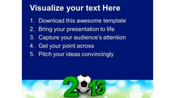 New Year 2013 Symbol PowerPoint Templates Ppt Backgrounds For Slides 1212