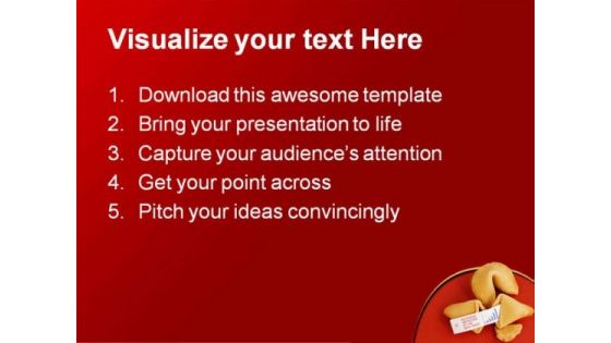 New Year Business Fortune Shapes PowerPoint Backgrounds And Templates 1210