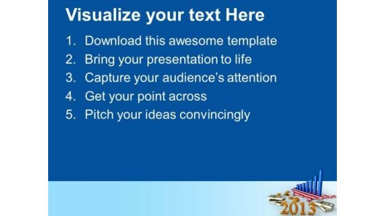 New Year Business Profits Globe Americana PowerPoint Templates Ppt Backgrounds For Slides 1112