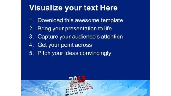 New Year Calendar Holidays PowerPoint Templates Ppt Background For Slides 1112