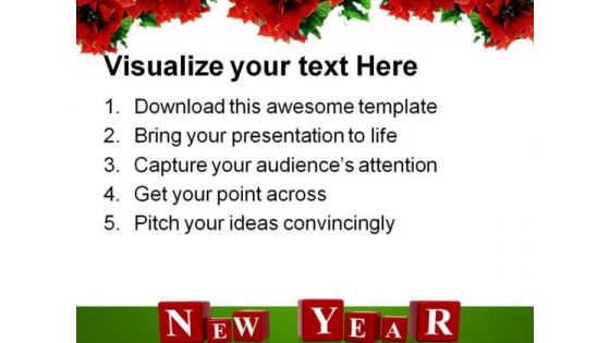 New Year Decorations Events PowerPoint Templates And PowerPoint Backgrounds 0711