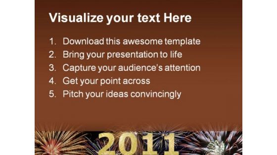 New Year Festival PowerPoint Template 1110