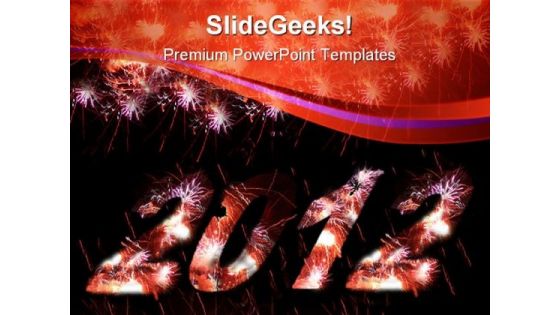 New Year Fireworks Festival PowerPoint Templates And PowerPoint Backgrounds 1011