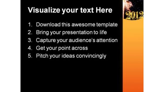 New Year Fireworks Future PowerPoint Templates And PowerPoint Backgrounds 1011