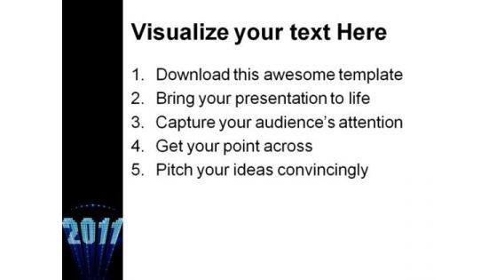 New Year Holidays PowerPoint Template 1010
