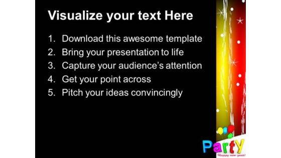 New Year Party Festival PowerPoint Templates Ppt Backgrounds For Slides 1112