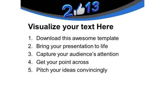 New Year Vacation Celebration Theme PowerPoint Templates Ppt Backgrounds For Slides 0413
