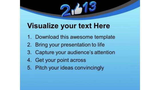 New Year Vacation Celebration Theme PowerPoint Templates Ppt Backgrounds For Slides 0413