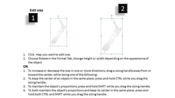 New Zealand PowerPoint Maps
