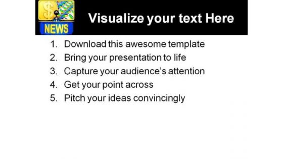 News Report Business PowerPoint Templates And PowerPoint Backgrounds 0511