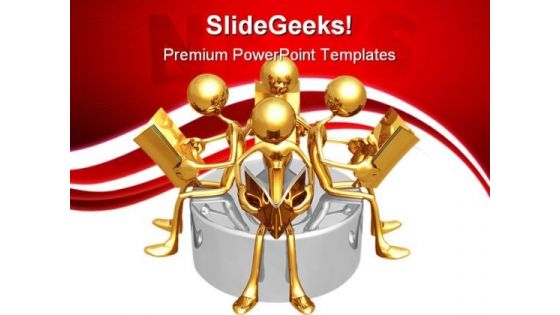 Newsgroup People PowerPoint Templates And PowerPoint Backgrounds 0711