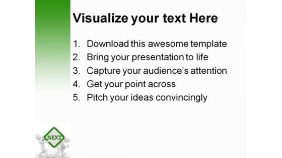 Next People PowerPoint Background And Template 1210