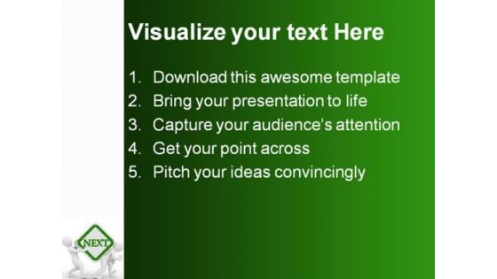Next People PowerPoint Background And Template 1210