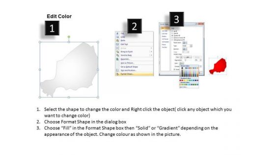 Niger PowerPoint Maps
