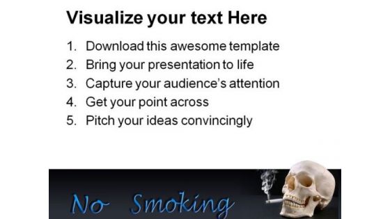 No Smoking Health PowerPoint Themes And PowerPoint Slides 0311