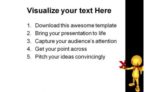 No Thumbs Down Business PowerPoint Templates And PowerPoint Backgrounds 0311