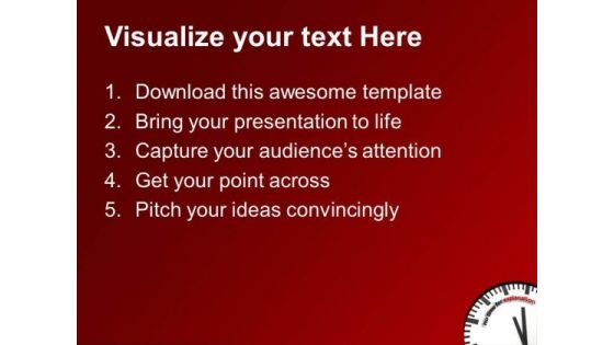 No Time For Explanation Business PowerPoint Templates And PowerPoint Themes 1112