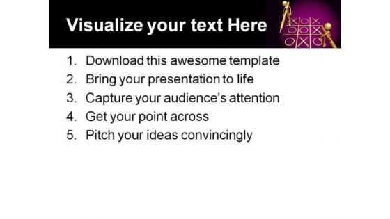 No Winner Business PowerPoint Template 0610