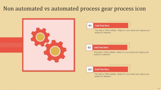 Non Automated Vs Automated Process Ppt Powerpoint Presentation Complete Deck With Slides