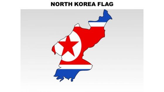 North Korea Country PowerPoint Flags