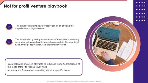 Not For Profit Venture Playbook Graphics Pdf