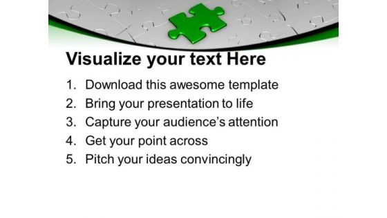 Not The Right Solution PowerPoint Templates Ppt Backgrounds For Slides 0413