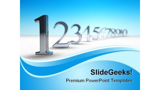 Number Countdown Education PowerPoint Templates And PowerPoint Backgrounds 0611