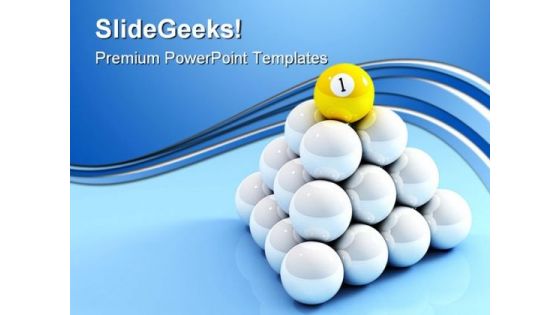 Number One Leadership PowerPoint Templates And PowerPoint Backgrounds 0611