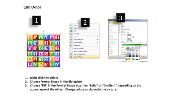 Numbers And Alphabets Education Blocks PowerPoint Templates Ppt Slides