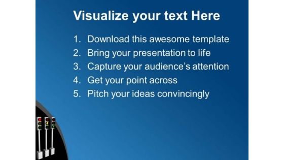 Obey All Traffic Signal PowerPoint Templates Ppt Backgrounds For Slides 0613