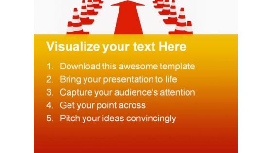 Obstacle Overcoming Success PowerPoint Themes And PowerPoint Slides 0811