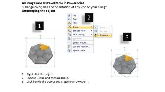 Octogonal Shaped Diagram For Business Process Plans Made Easy PowerPoint Templates