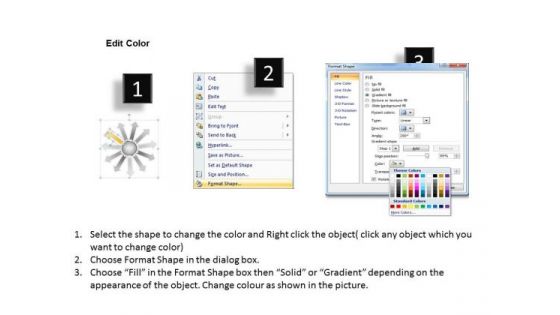 Of Diverging Approaches Using 11 Arrows Ppt Relative Cycle Chart PowerPoint Slides