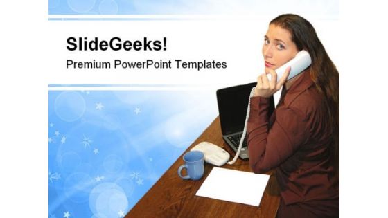 Office Woman Business PowerPoint Templates And PowerPoint Backgrounds 0611 Office Woman Business PowerPoint Templates And PowerPoint Backgrounds 0611