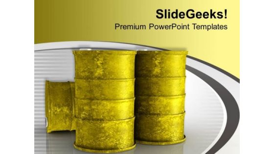 Oil Prices Are Hiking Day By Day PowerPoint Templates Ppt Backgrounds For Slides 0713