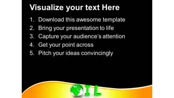 Oil World Industrial Petroleum Business PowerPoint Templates Ppt Backgrounds For Slides 0213