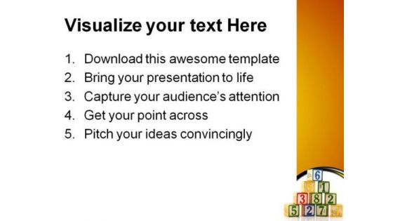 Old Educational Blocks Education PowerPoint Templates And PowerPoint Backgrounds 0311