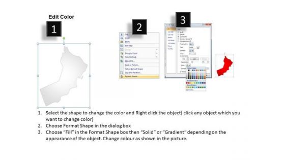 Oman PowerPoint Maps