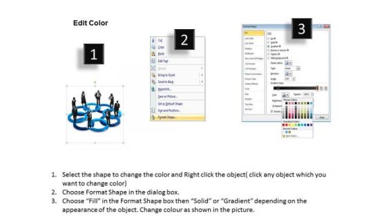 On Interconnected Rings Business Conference Plans Sample PowerPoint Templates