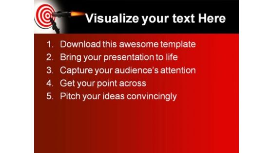 On Target Business PowerPoint Themes And PowerPoint Slides 0711